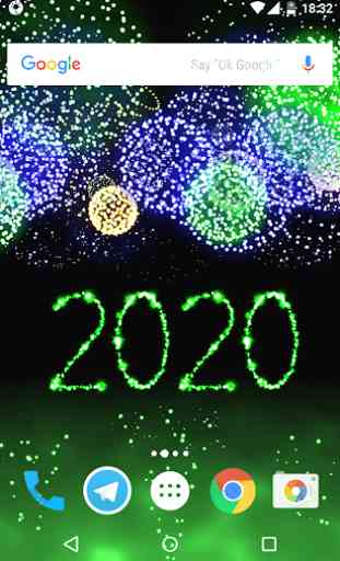 Fuegos artificiales de Año Nuevo 2020 2