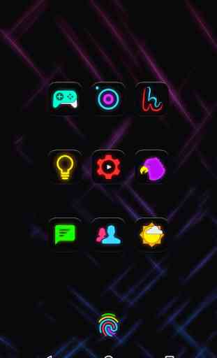 Neon Glow - Icon Pack 4