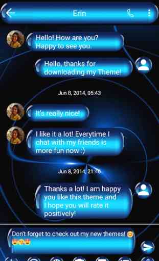 SpheresBlue SMS Mensajes 2