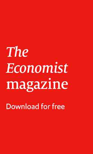 The Economist. Weekly issue 1