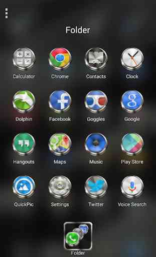 TSF Shell Launcher Theme Prime with icon pack 4