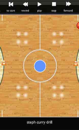Basketball Play Designer and Coach Tactic Board 3
