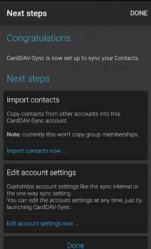 CardDAV-Sync free 4