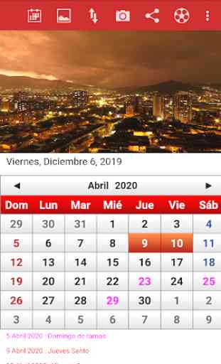 Colombia Calendario 2020 4
