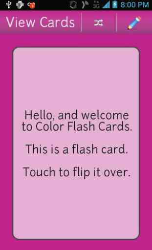 Color Flash Cards 1