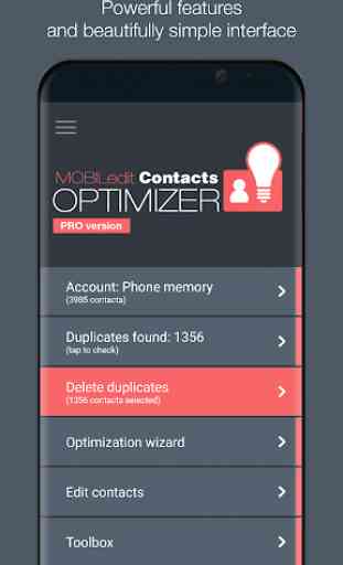 Contacts Optimizer 1
