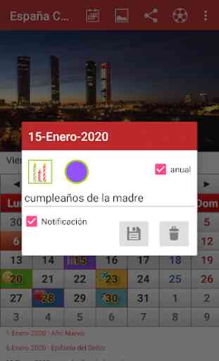 España Calendario 2020 2