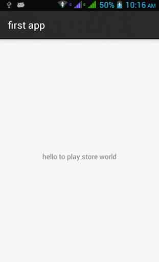 First Play Store App 3