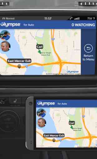 Glympse for Auto - Share GPS 1