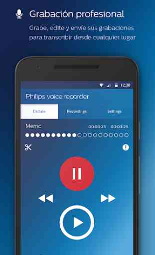 Grabadora de voz Philips 1