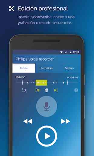 Grabadora de voz Philips 2