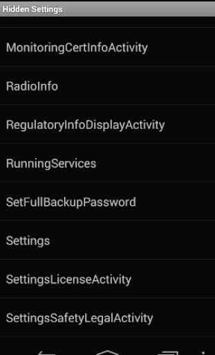 Hidden Android Settings 2