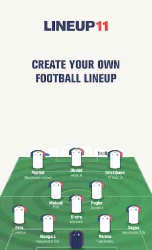 Lineup11 - fútbol alineación 1