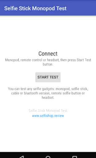 Selfie stick monopod test 1