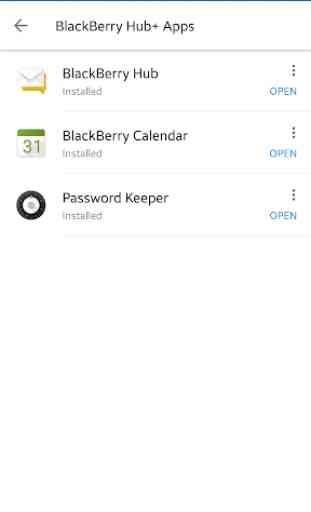 Servicios de BlackBerry Hub+ 2