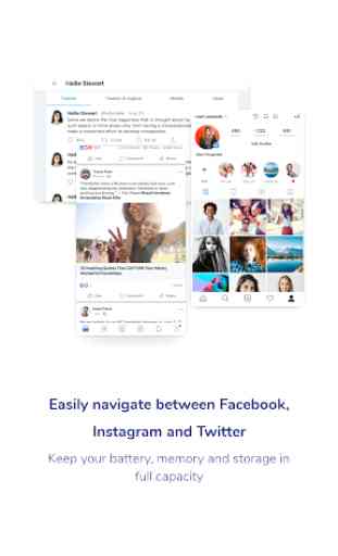 Social One - Facebook, Instagram & Twitter 2