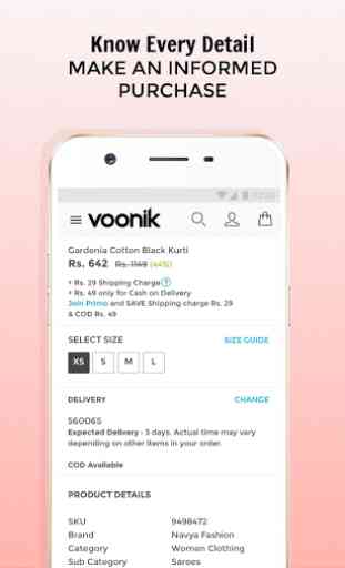 Voonik Online Shopping App 3