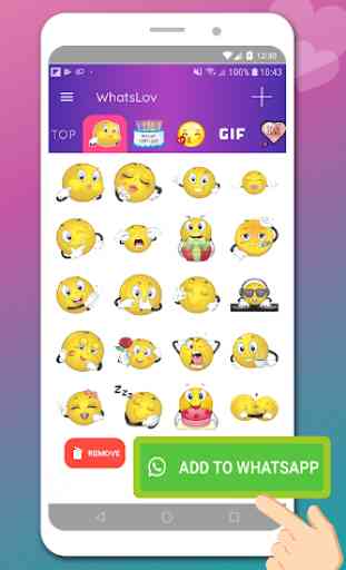 WhatsLov - iconos, smiley, sticker y GIF de amor 3