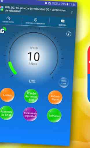 Wifi, 5G, 4G, 3G speed test - Speed check 1