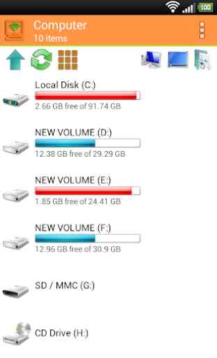 WiFi PC File Explorer 1
