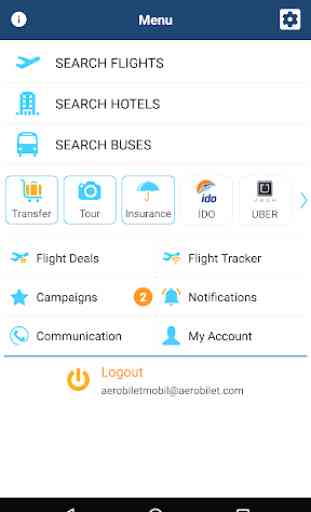 Aerobilet - Flights, Hotels, Bus, Transfer 1