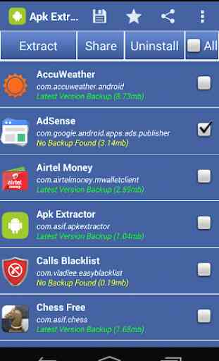 APK Extractor•APP Share/Backup 2