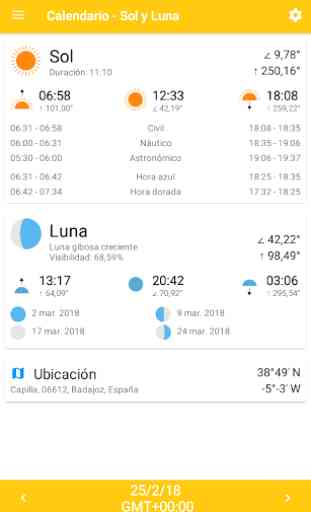 Calendario - Sol y Luna 1