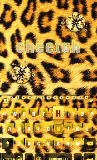 Cheetah Tema de teclado 1