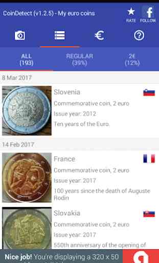 CoinDetect: Euro coin detector 2