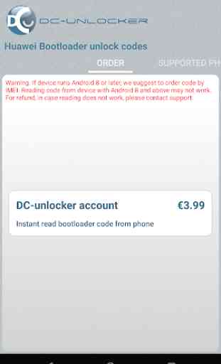 DC Huawei Bootloader Codes 1