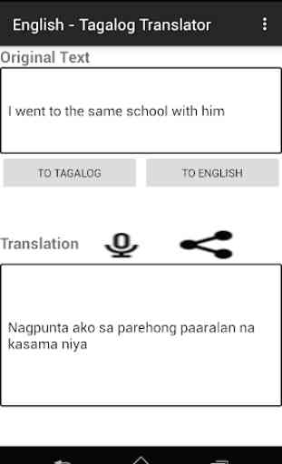 English - Tagalog Translator 2