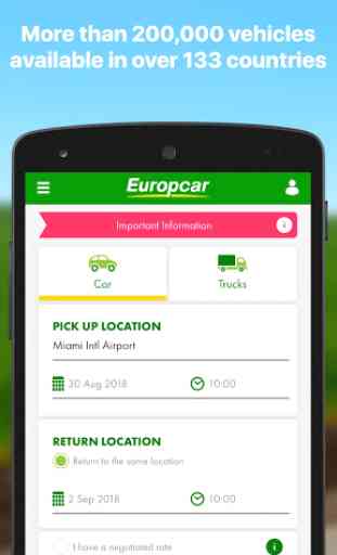 Europcar- Alquiler de coches y furgonetas 1