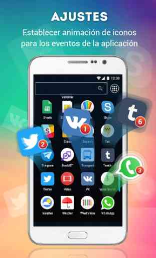 Lanzador con Iconos Vivos para Android 2
