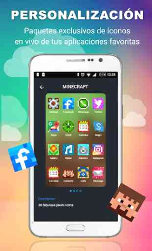 Lanzador con Iconos Vivos para Android 4