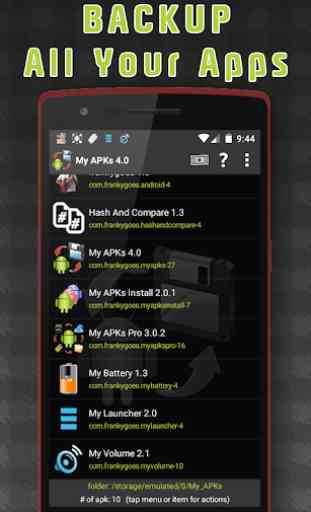 My APKs - backup restore share manage apps apk 1
