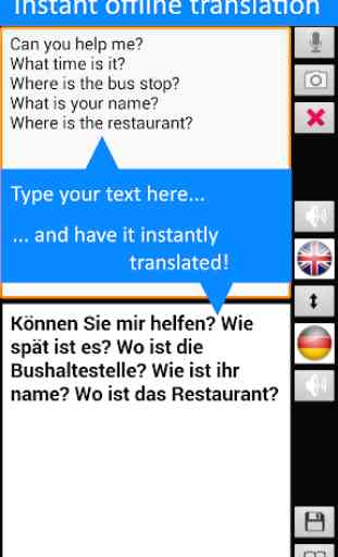 Offline Translator: German-English Free Translate 3