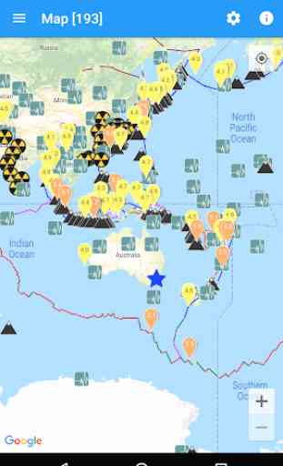 Terremoto Plus - Mapa, Info, Alertas y Noticias 1