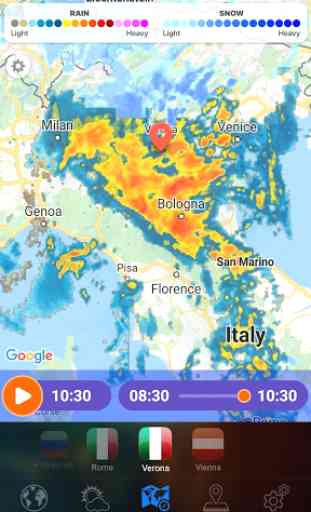 TIEMPO CLIMA - pronóstico diario, radar de lluvia 3