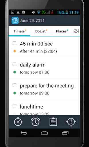 Time&Place Reminder - calendar and tasks list 1