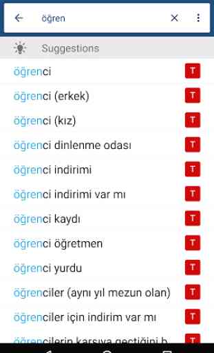 Turkish English Dictionary & Translator Free 4
