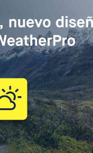 WeatherPro: pronóstico, radar y widgets 1