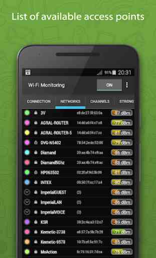 WiFi Monitor: analizador de redes Wi-Fi 2
