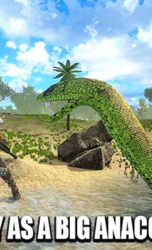 Ataque snake anaconda wild 3D 1