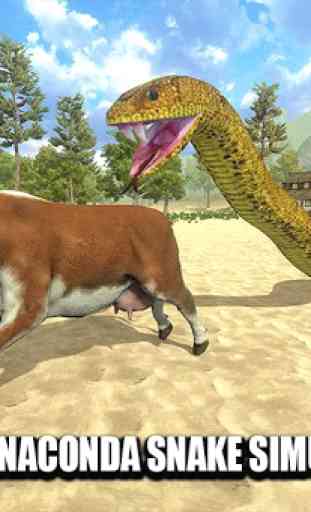Ataque snake anaconda wild 3D 4