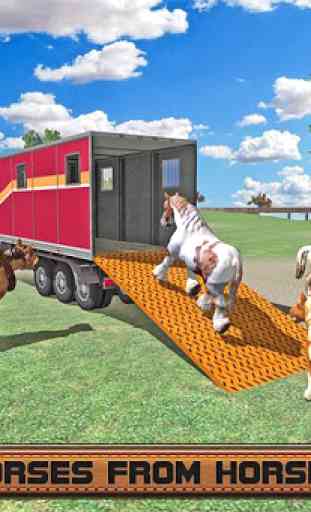 caballo Stunt camión transport 1