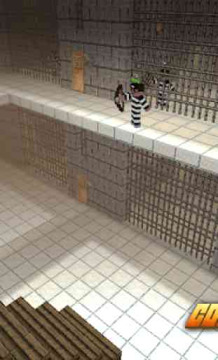 Cops N Robbers: Pixel Prison Games 1 3