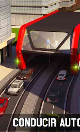 Elevada autobús Simulador 3D: Futuristic Bus 2018 4