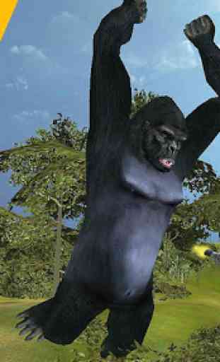 Gorila animal de caza libre 1