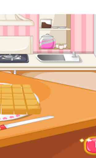 Hacer pastel- Juegos de Cocina 4