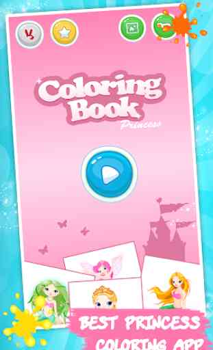 Libro para colorear para niños: Princesas 4